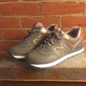 Rose Gold New Balance Sneakers